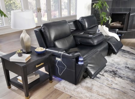 Harmonic Home Theater Power Sofa in living room