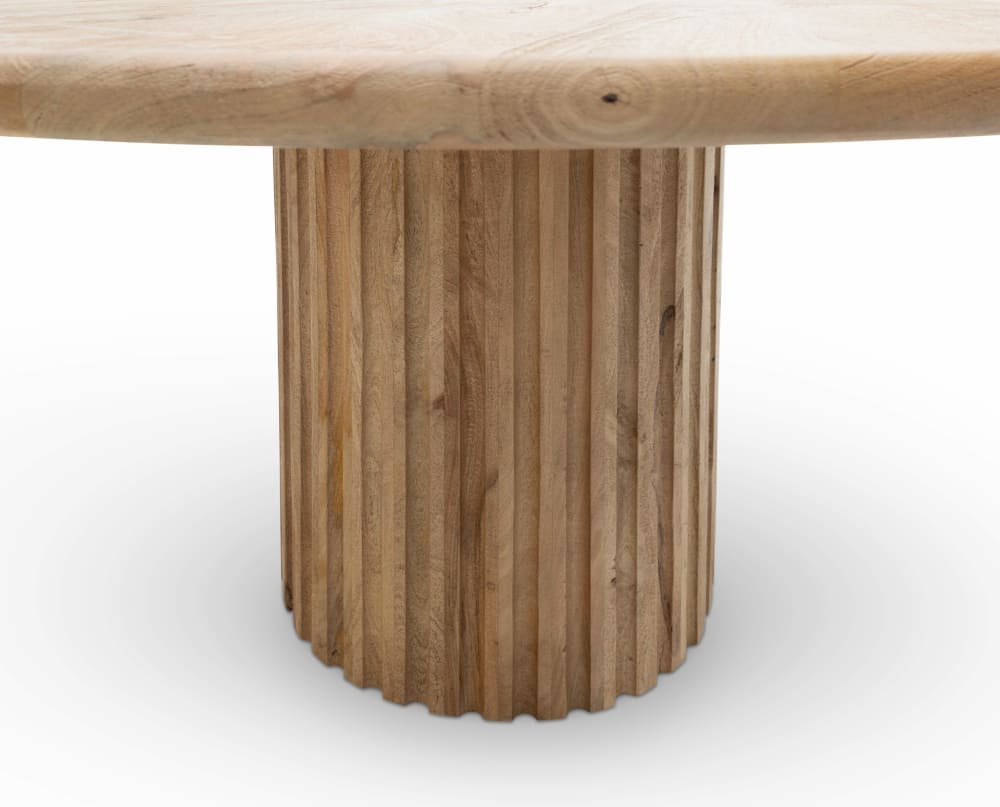 Breck Double Pedestal Dining Table on white background