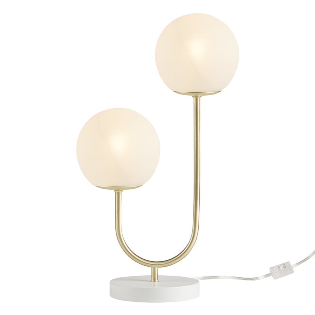 Zusa 2 Light Gold Table Lamp