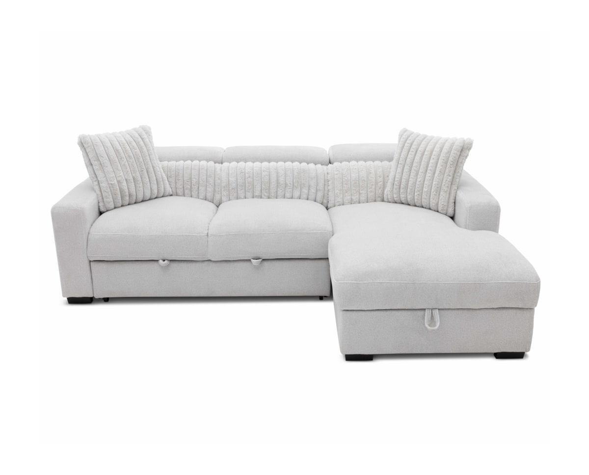 Roxy 2 Pc. Chaise Sectional on white background