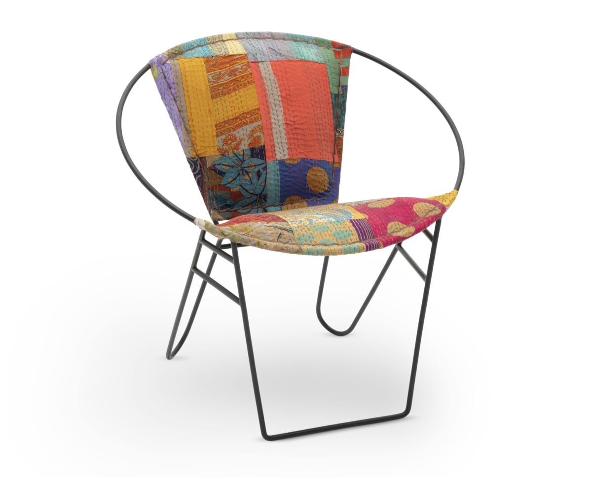 Sari Hoop Chair on white background