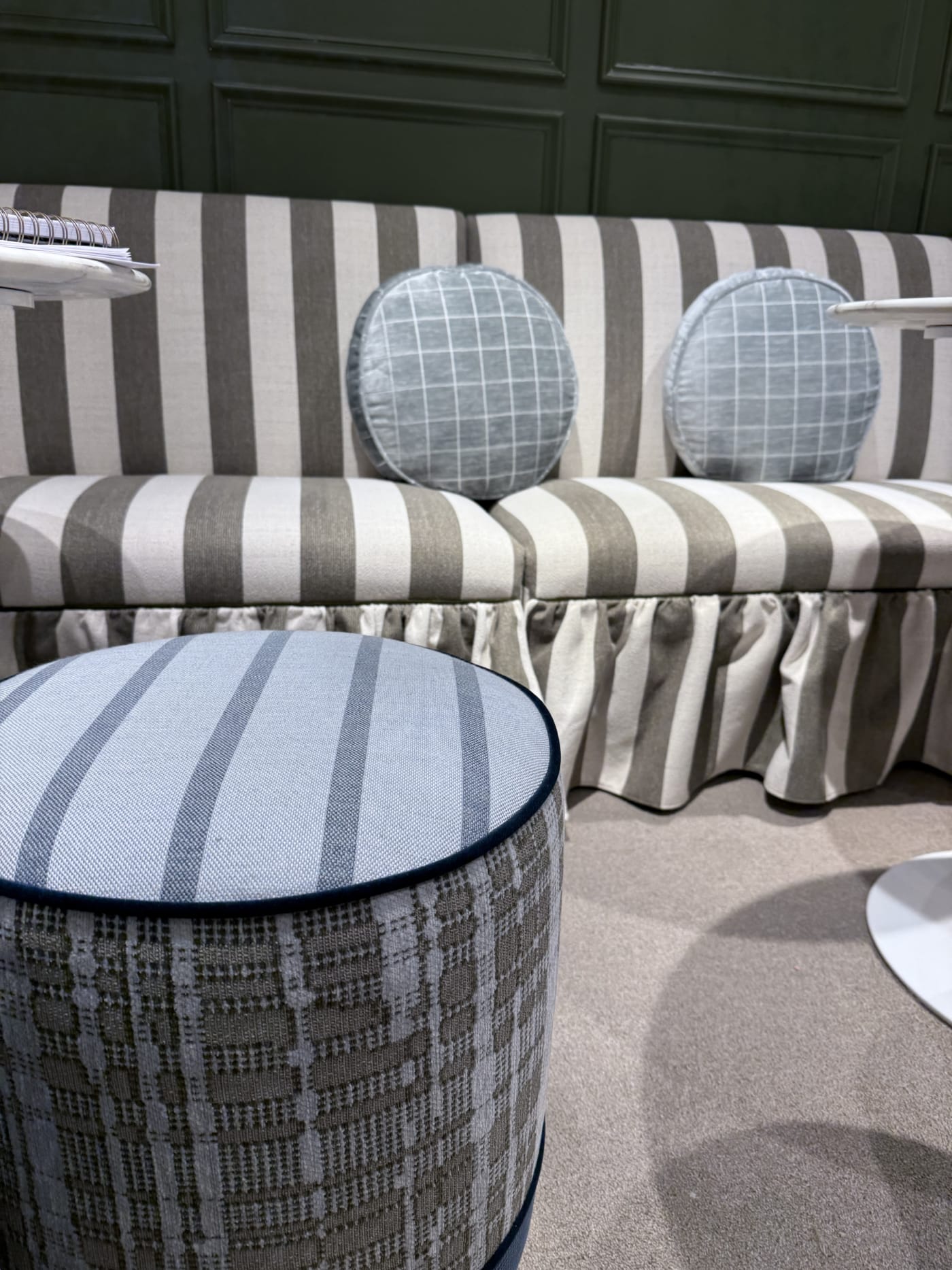 Skirted furniture High Point Market