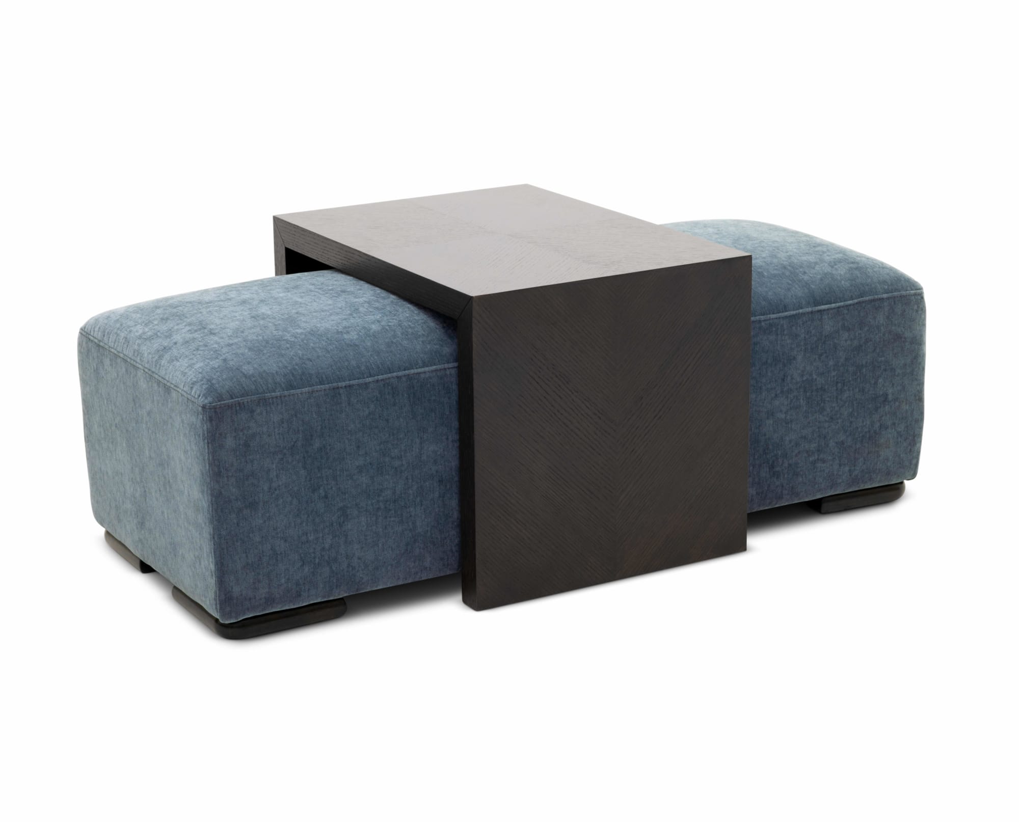 Jasper Ottoman on white background