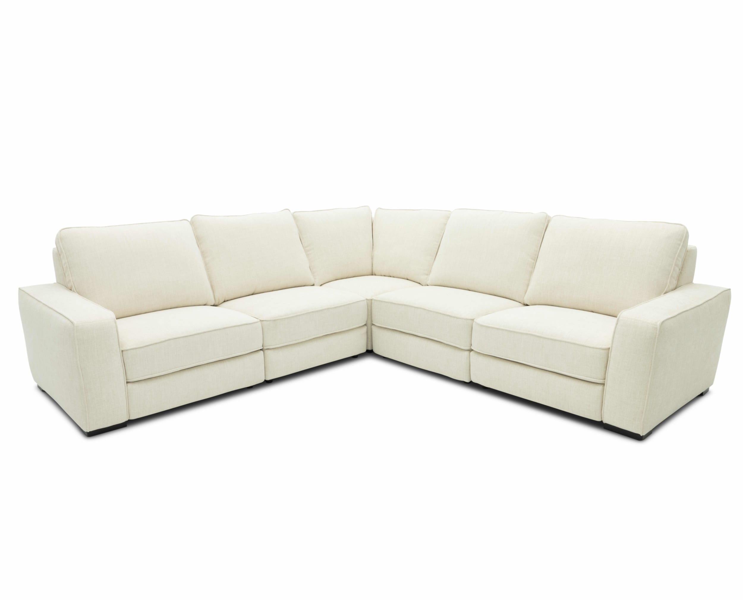 Compose 5 Pc. Sectional on white background