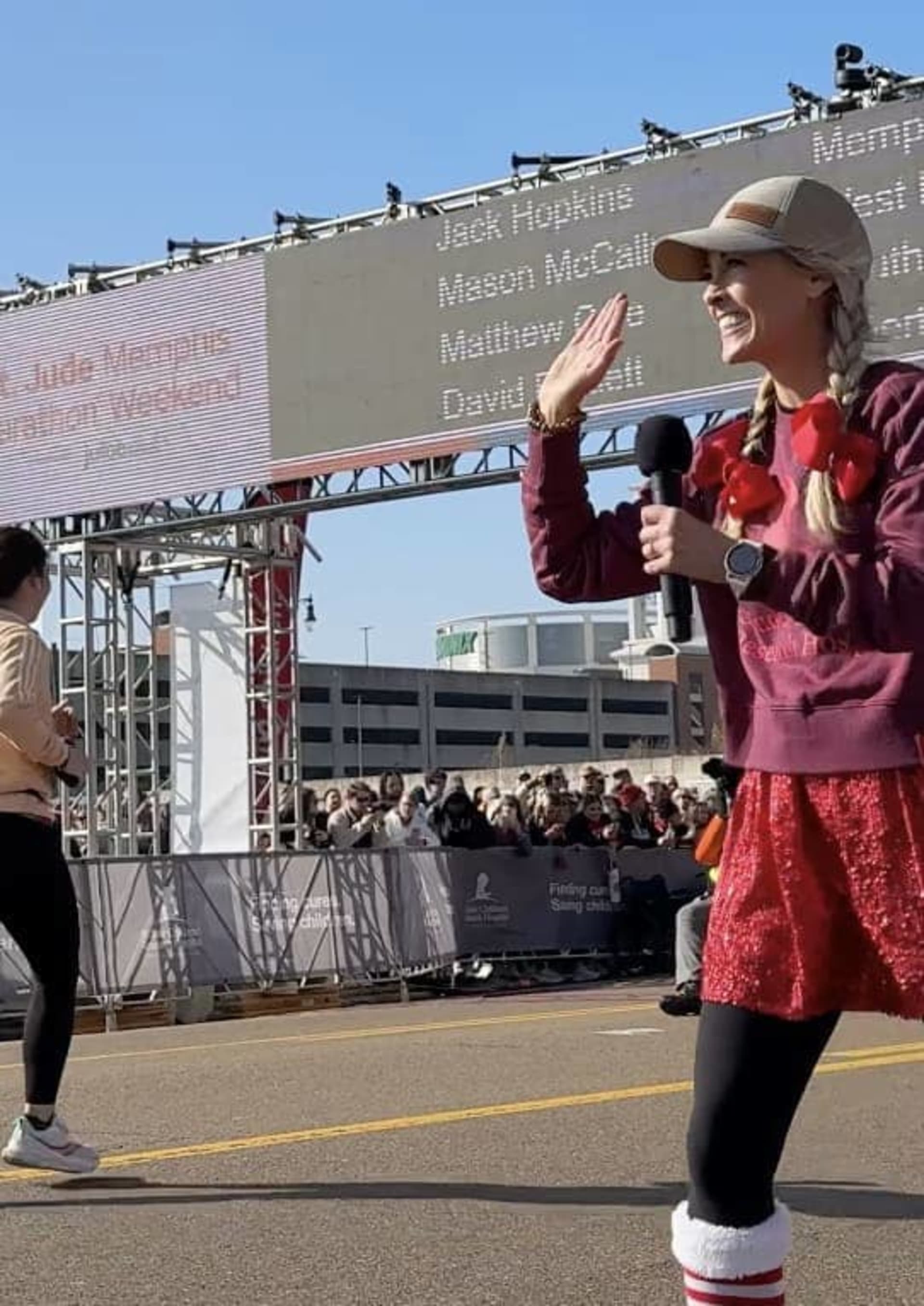 Denver Mattress's Ann at St. Jude Marathon in Tenessee