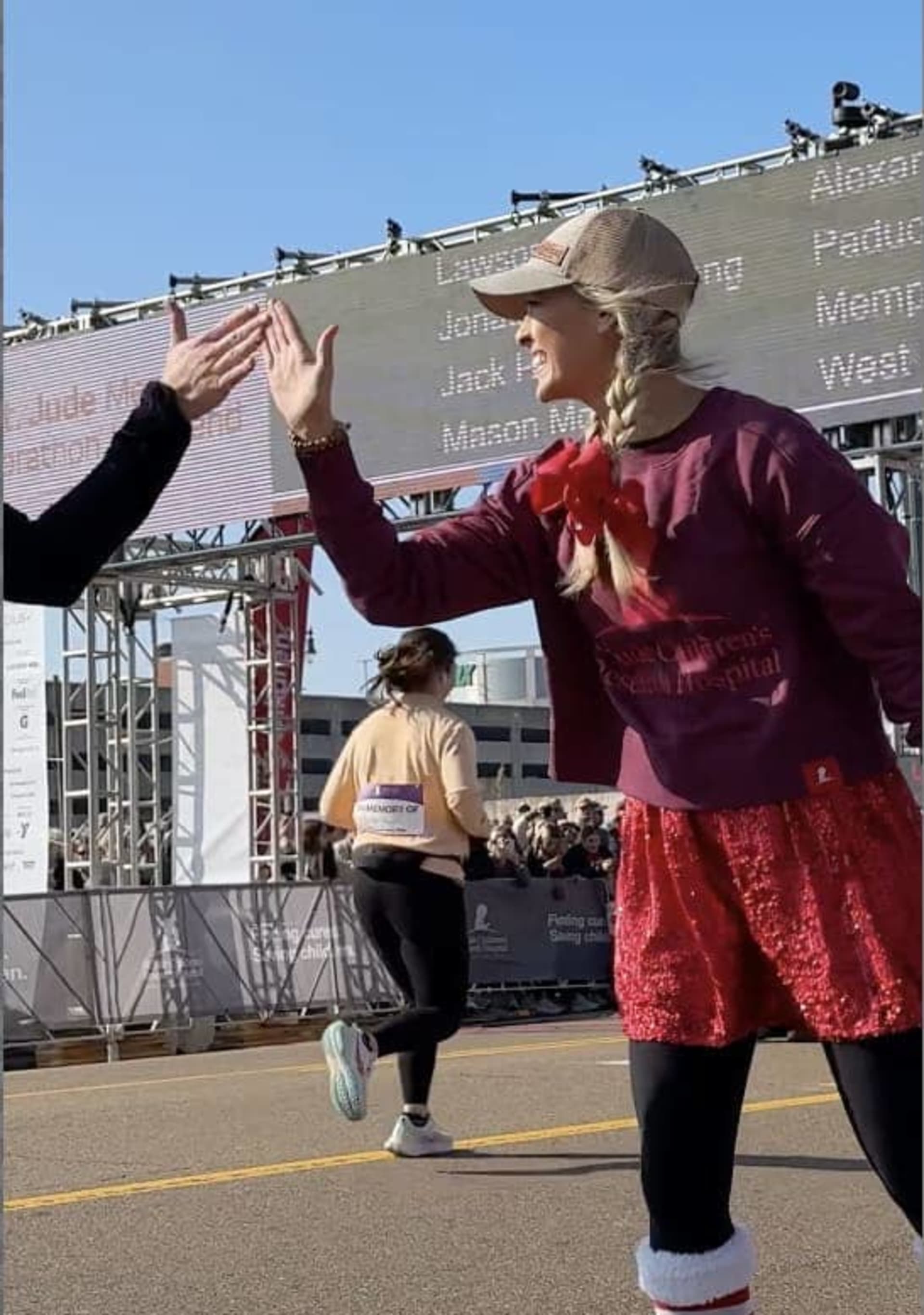 Denver Mattress's Ann at St. Jude Marathon in Tenessee