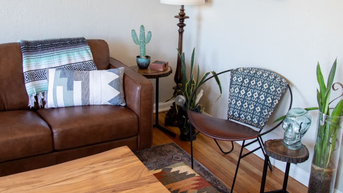 Tivoli Sofa styled in home