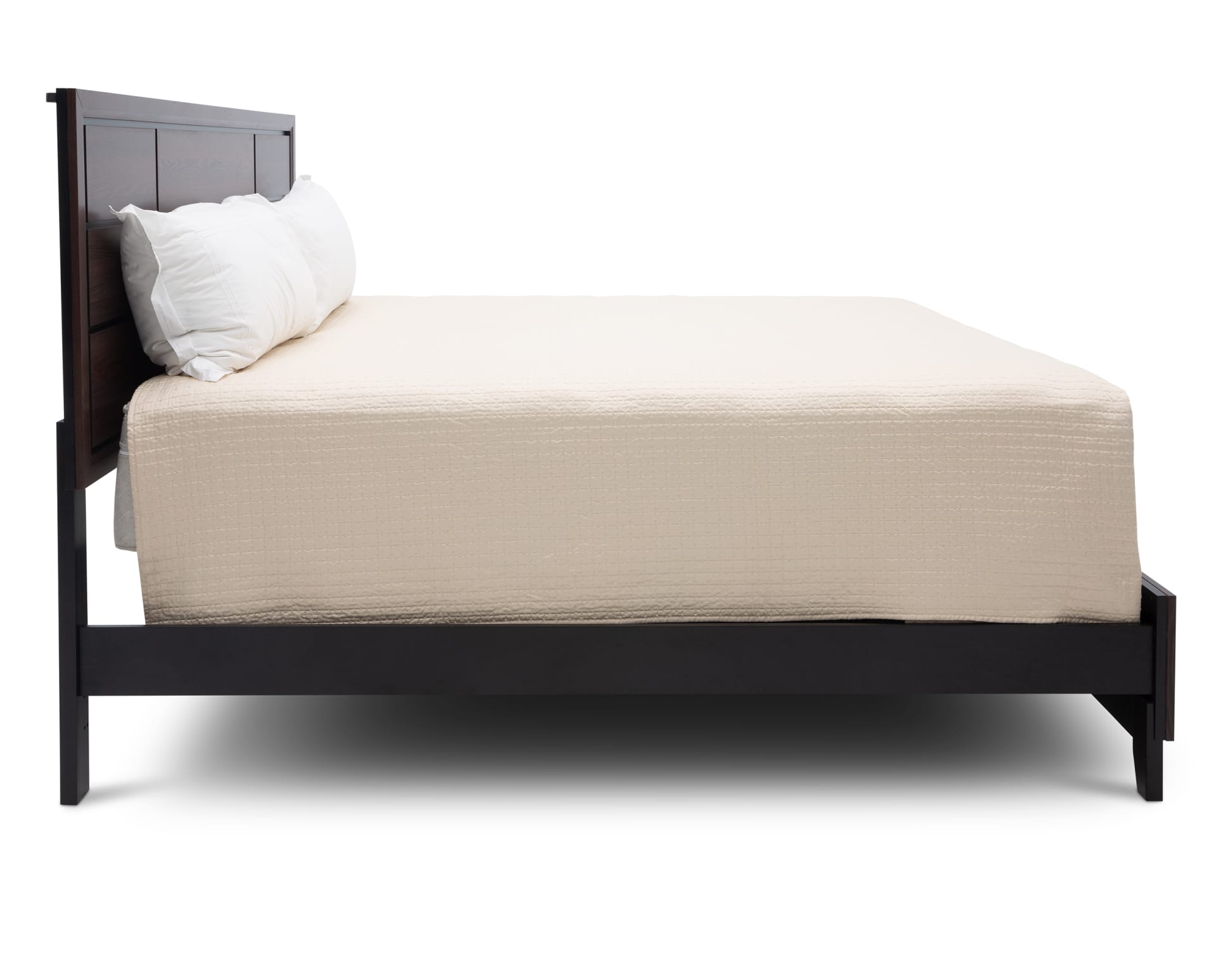 The Mateo Panel Bed on white background