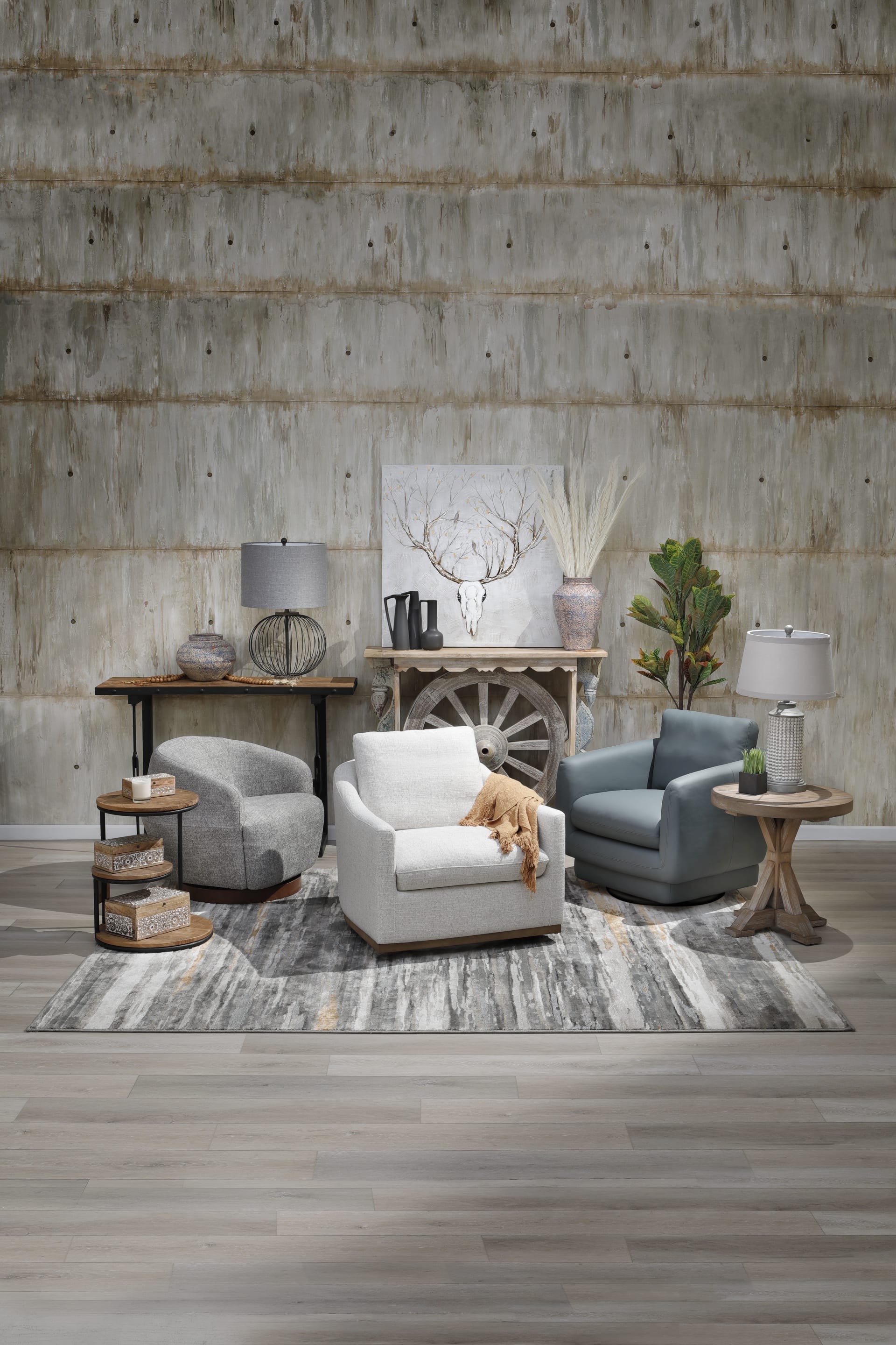 Modern Dark Grey Wall Paint Design, image size:1920x2880