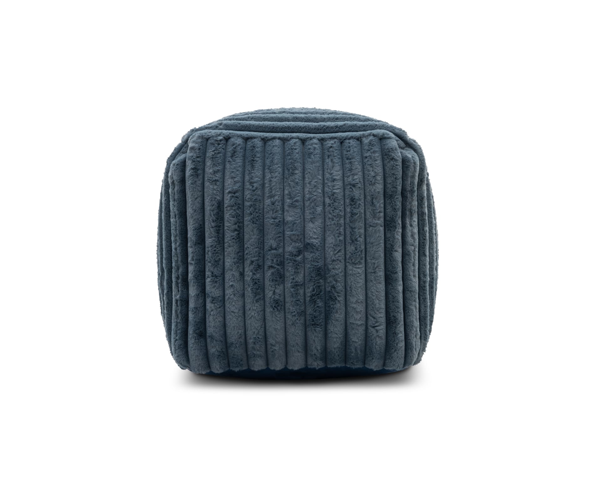 Channel Blue Pouf Ottoman