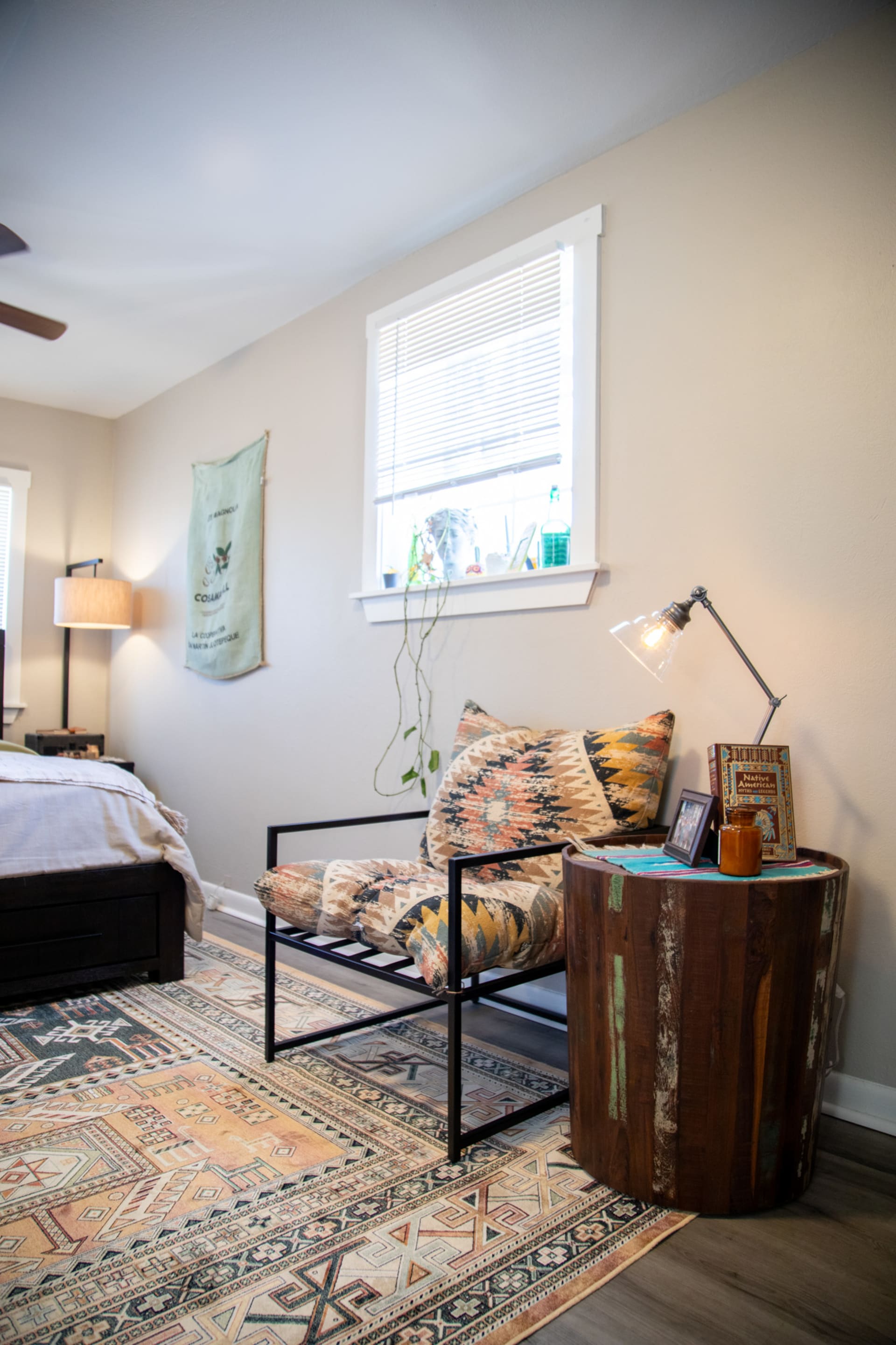 Antiqua Round End Table in Real Home