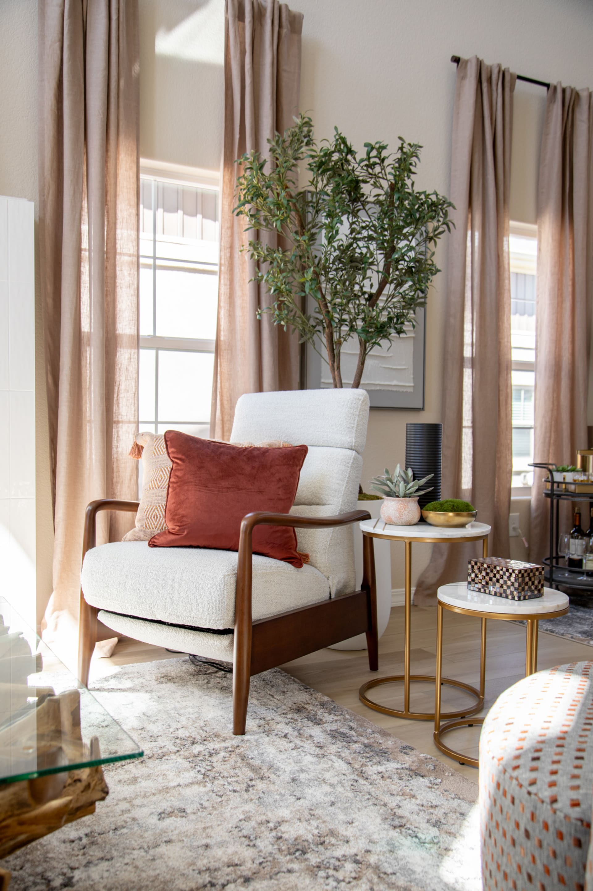 Mira Recliner styled in St Jude Home