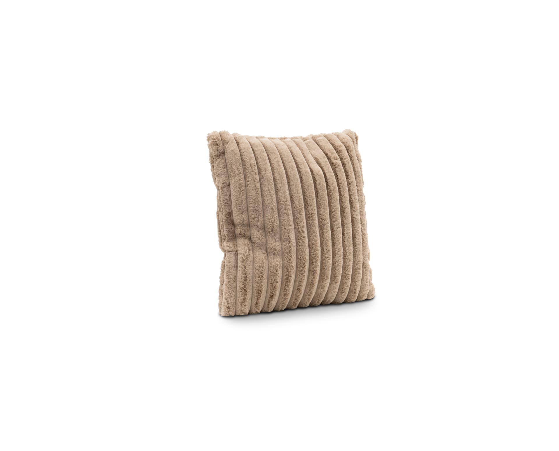 Channel Taupe Throw Pillow
