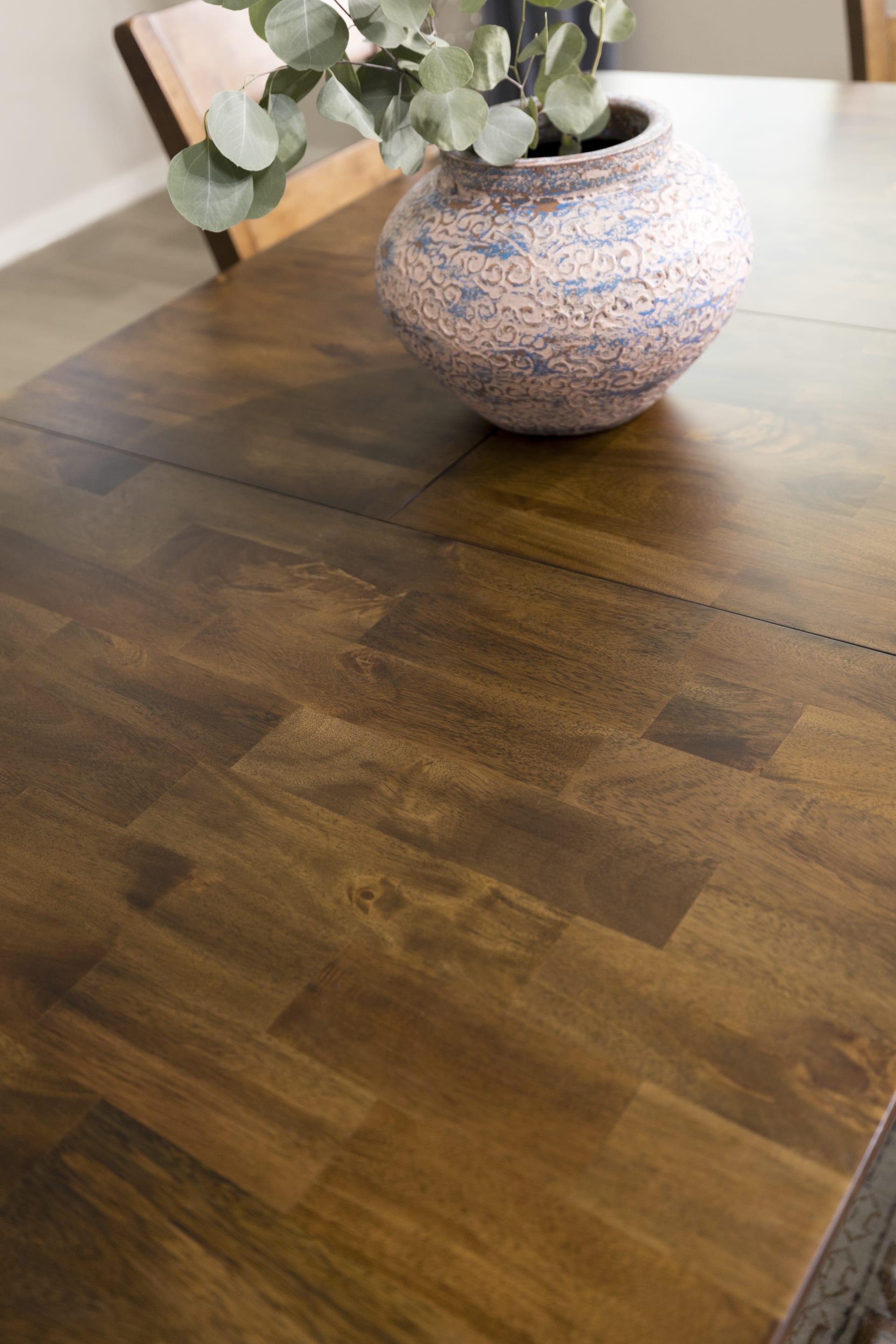 Warm Toned Solid Wood Close Up