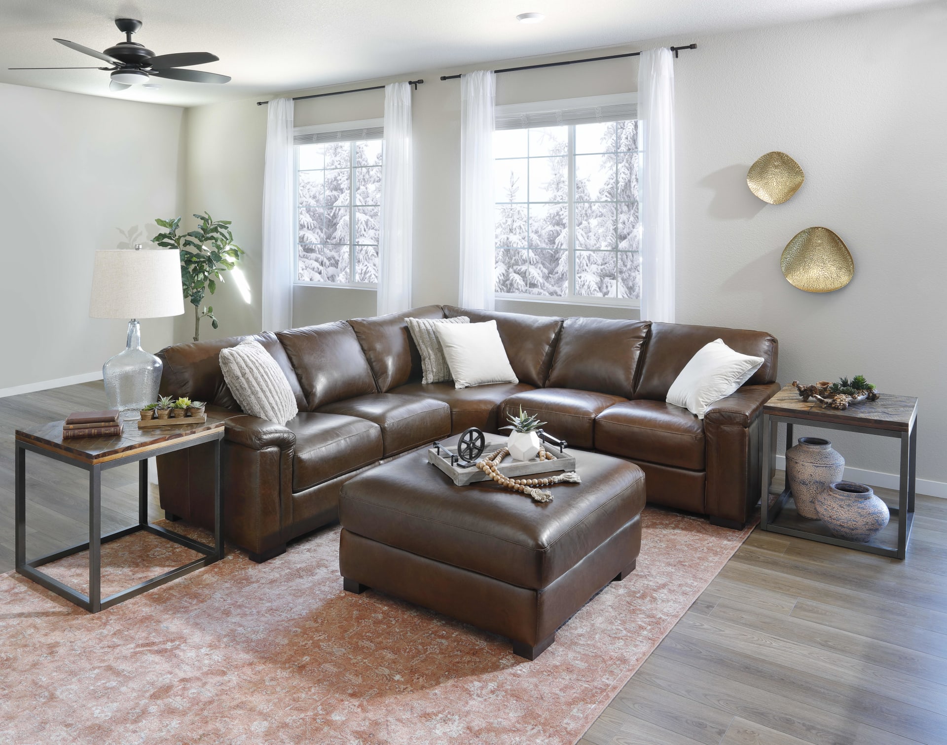 Parma 3 Pc Sectional