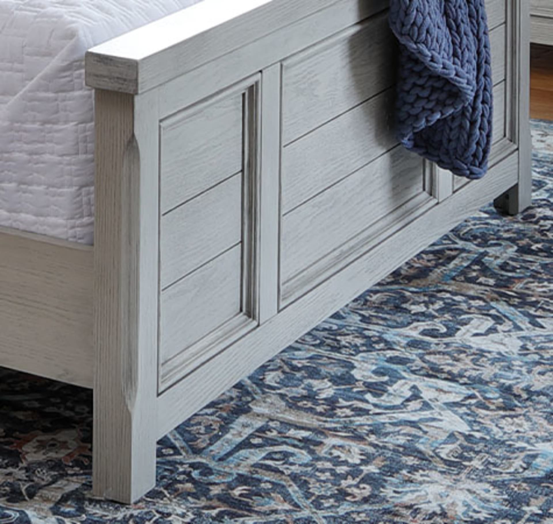Greyson Panel Bed Acacia Wood Construction
