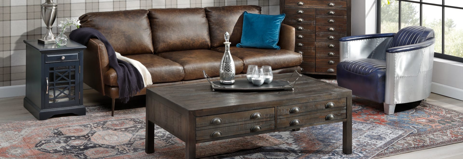 Tuscany Sofa in Eclectic Room