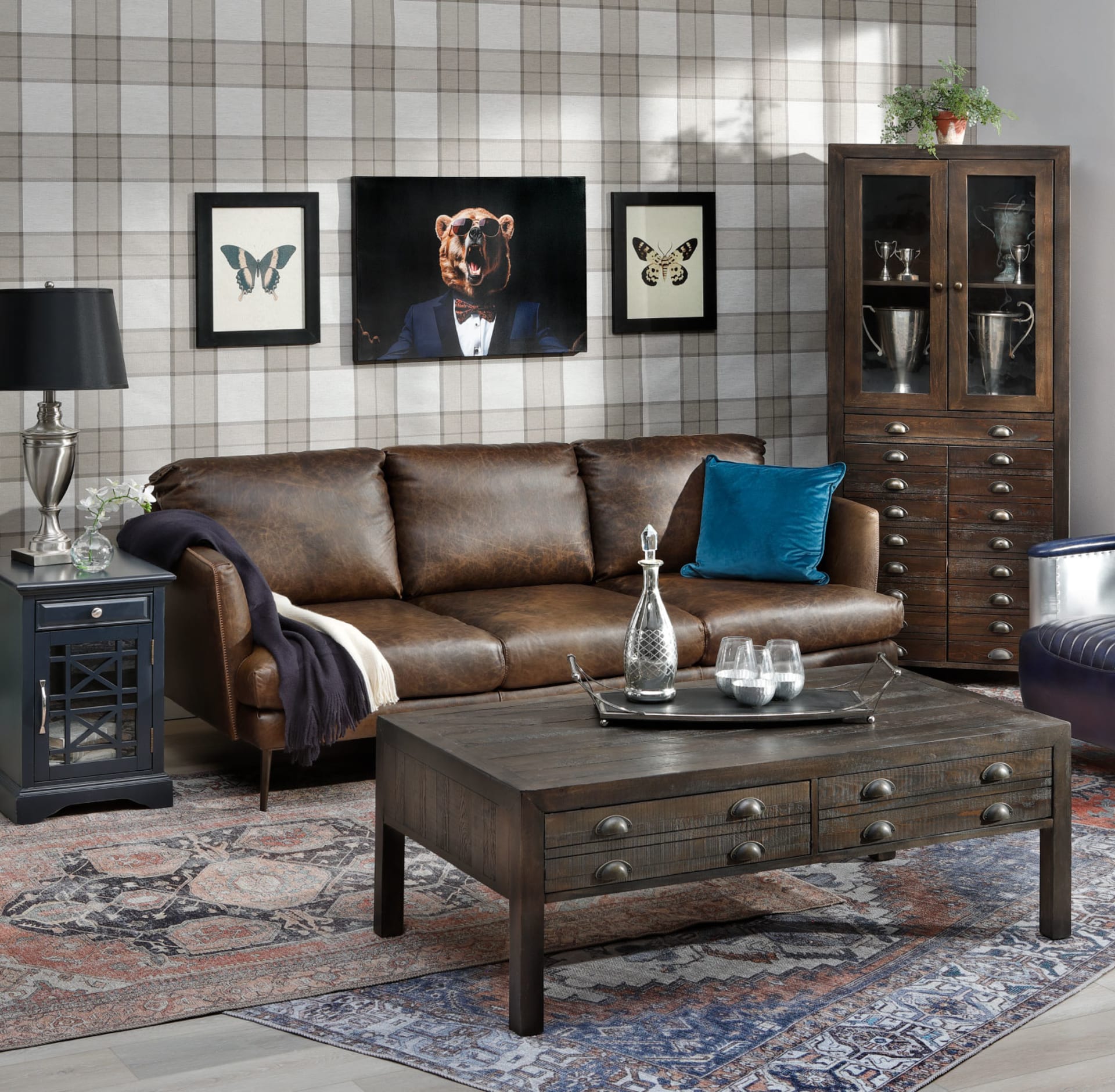 Tuscany Sofa in Eclectic Room