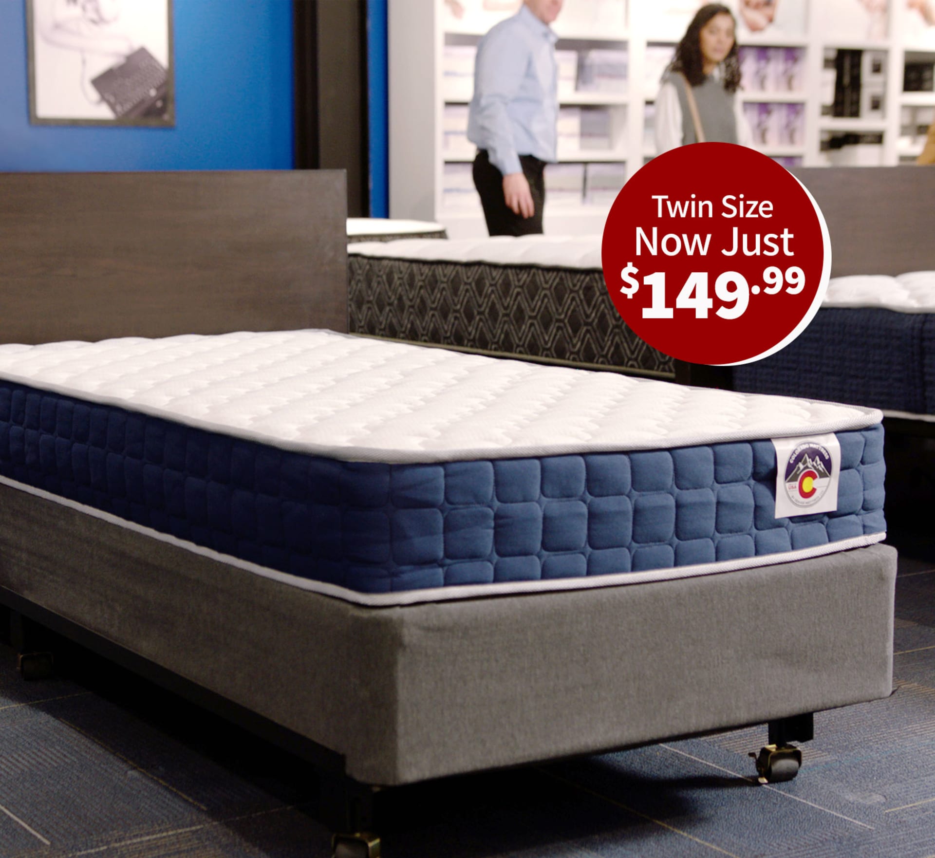 Twin Size Colorado Mattress. $149.99