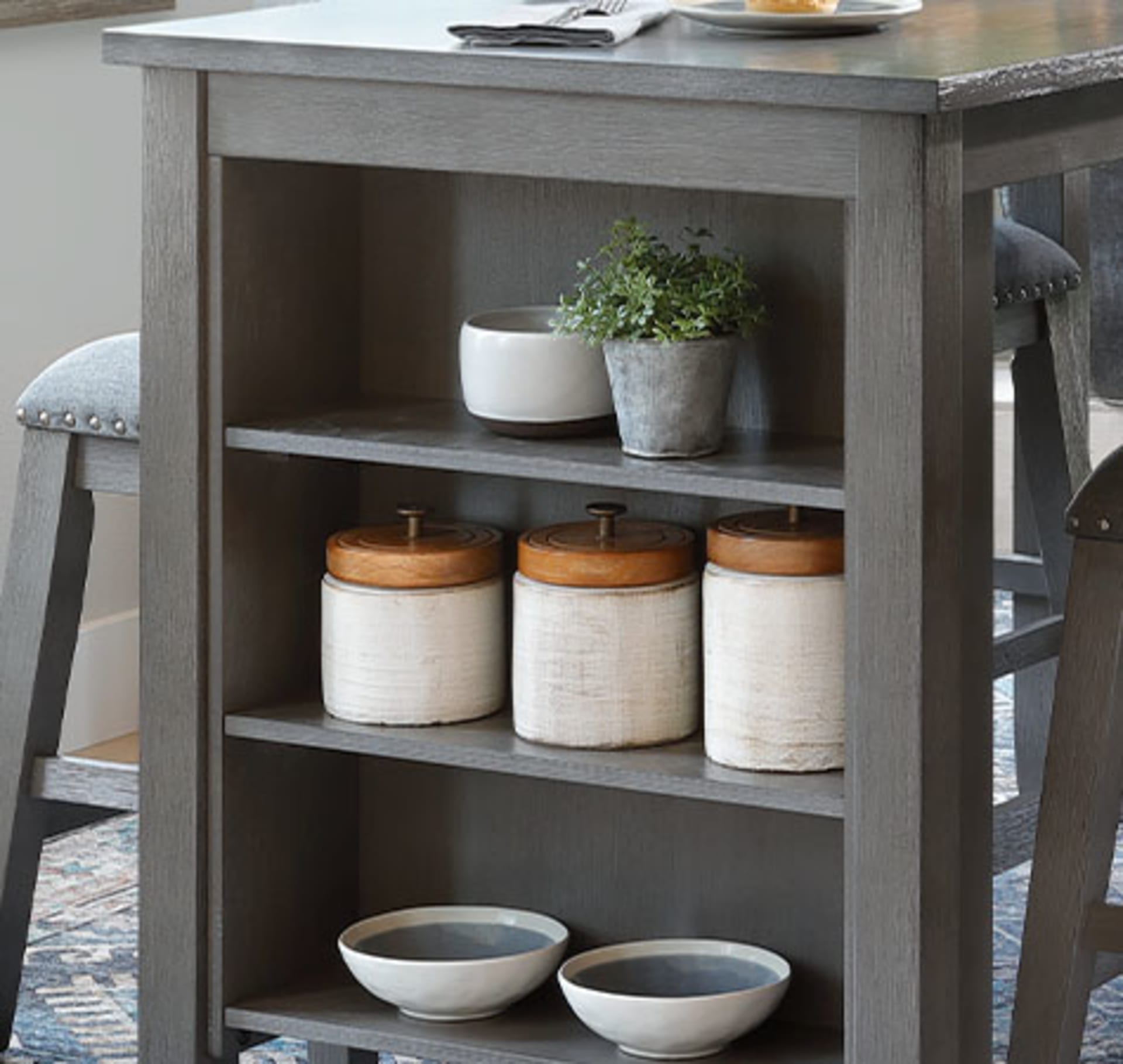 Timber Counter Height Dining Table