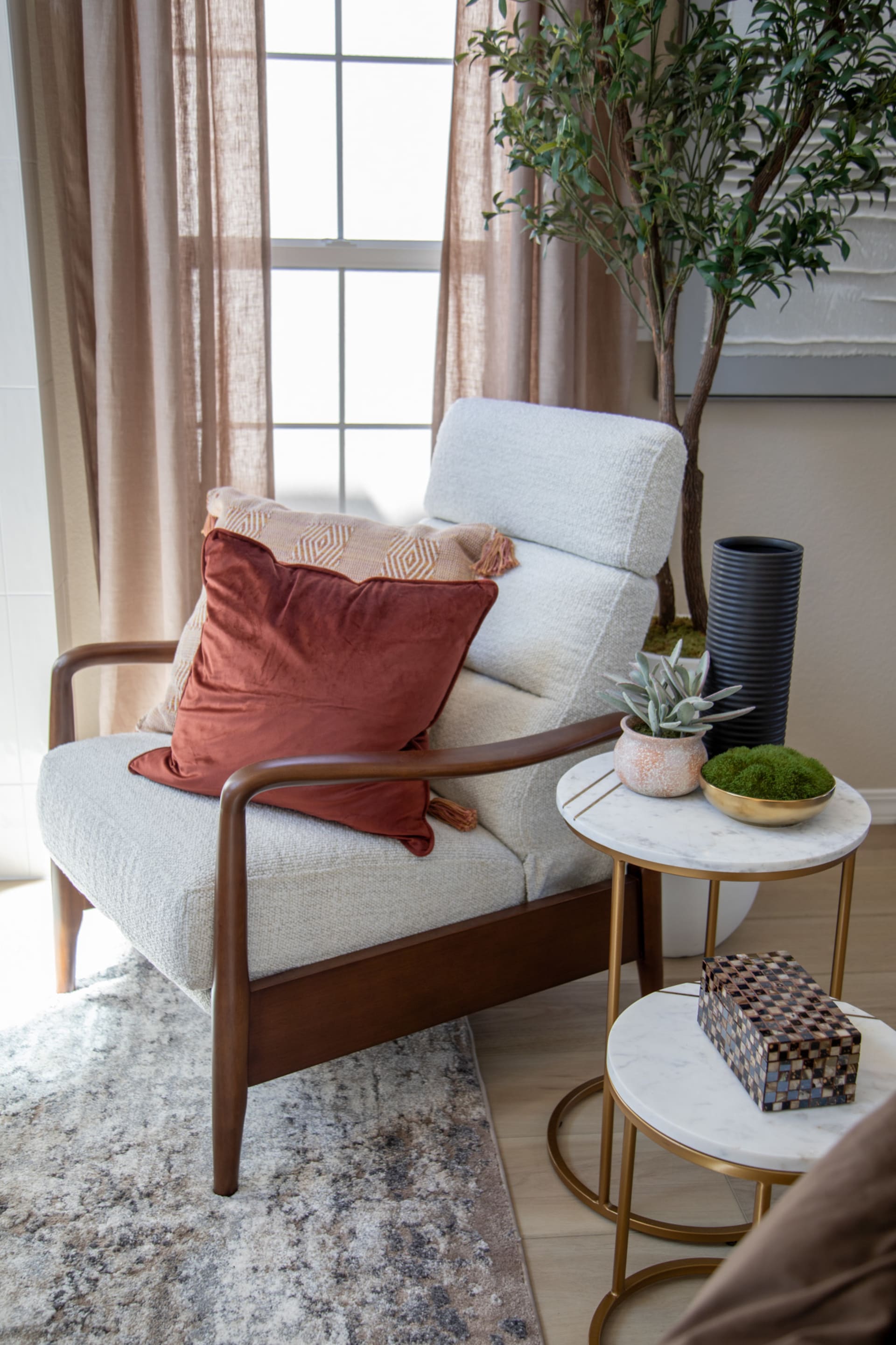 Mira Recliner styled in St Jude Home