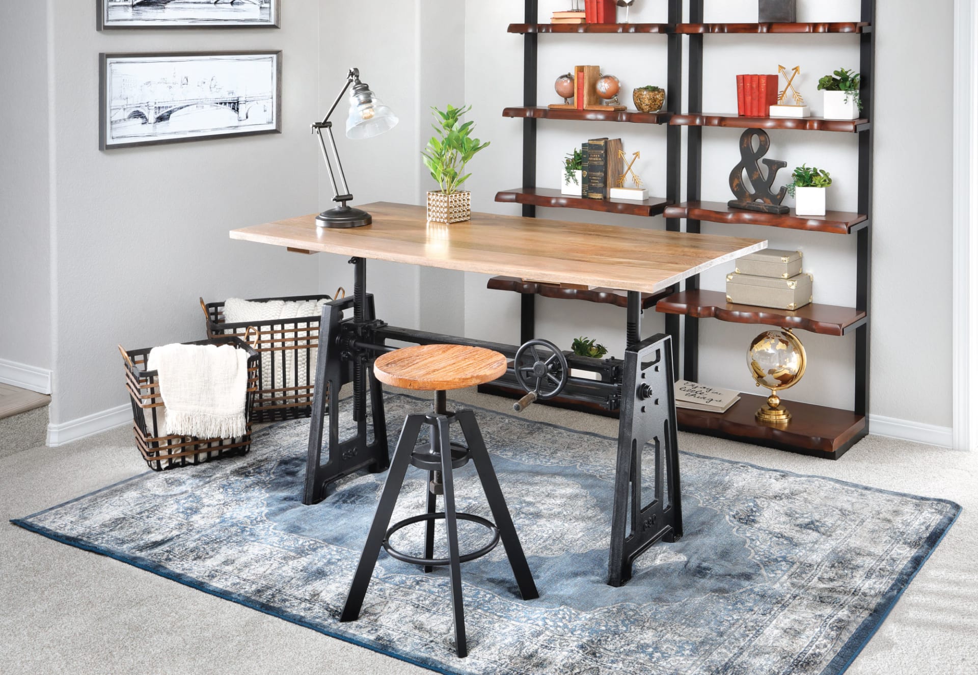 Crank Adjustable Table Trend Shot