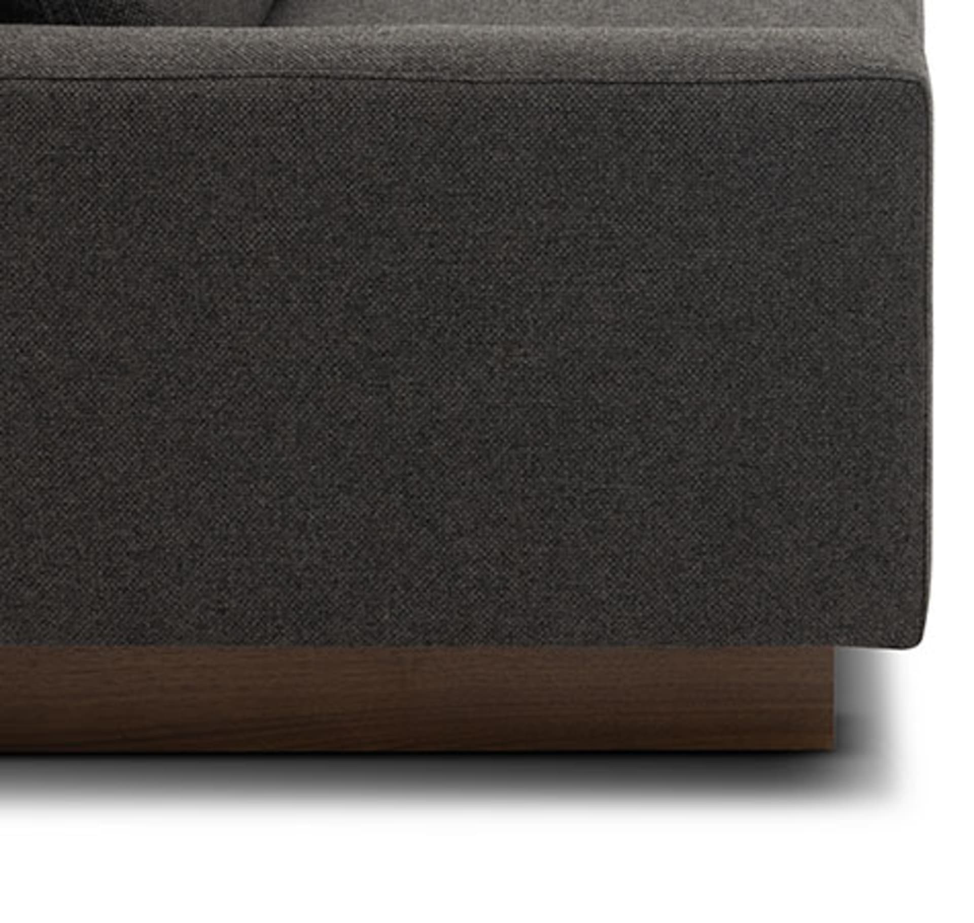 Theo Sofa. Wooden Block Feet.