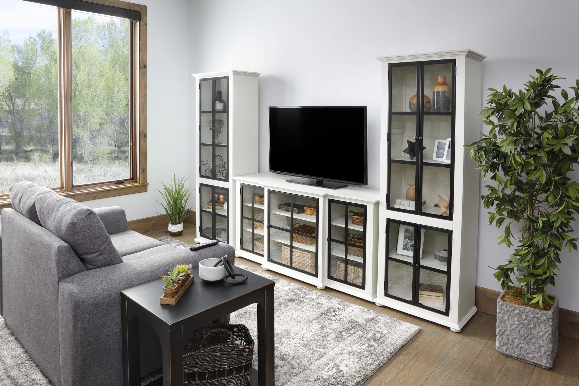 Shiloh 3 Pc. Entertainment Center in Living Room