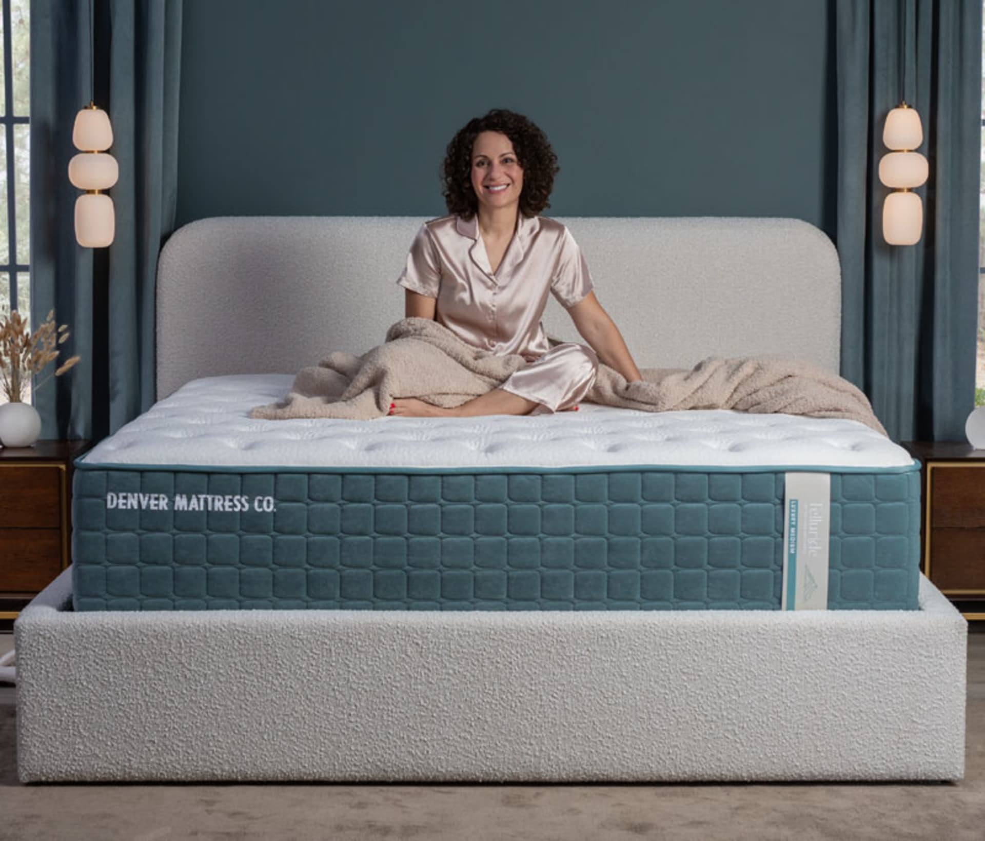 Luxury Mattress in Bedroom with People lounging