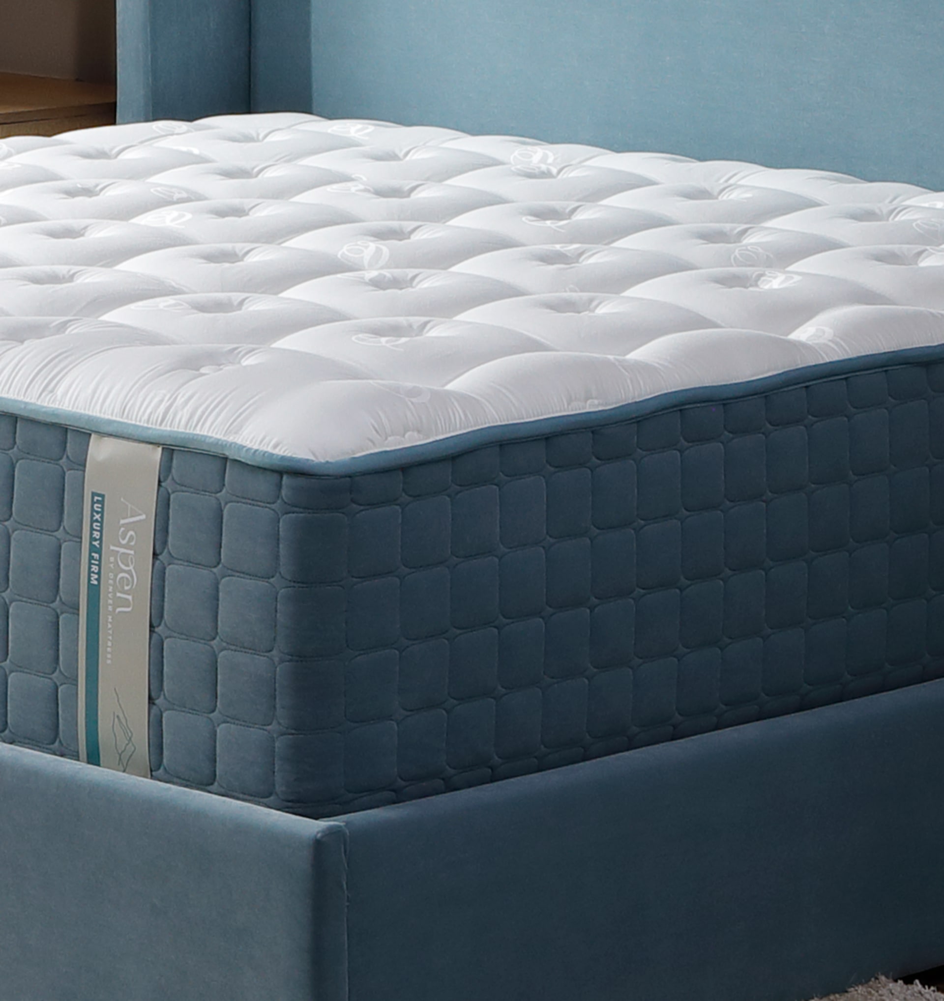 Aspen Luxury Firm Mattress Label