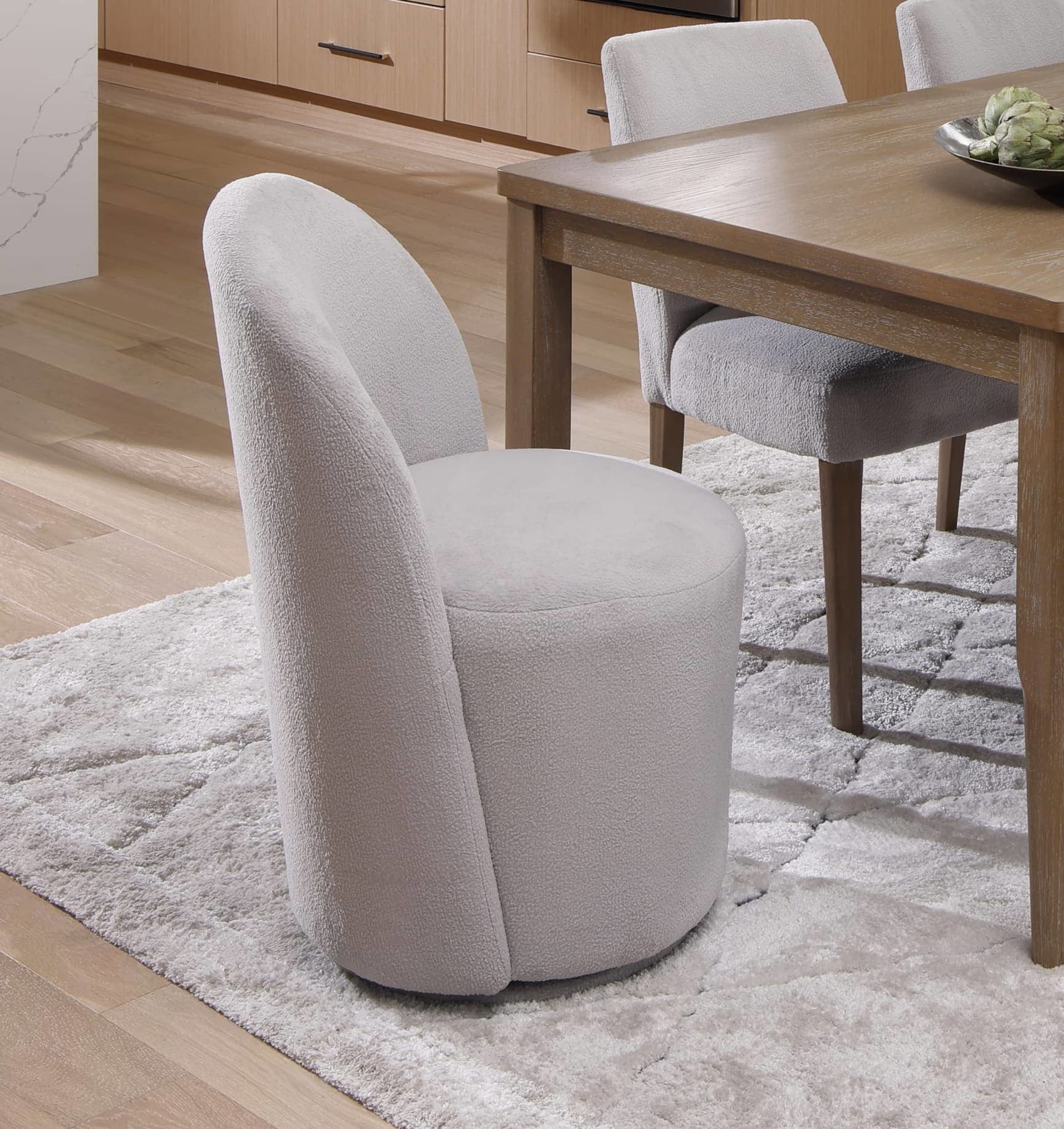 Bayberry Rectangular Table, 2 Swivel Chairs, 4 Side Chairs