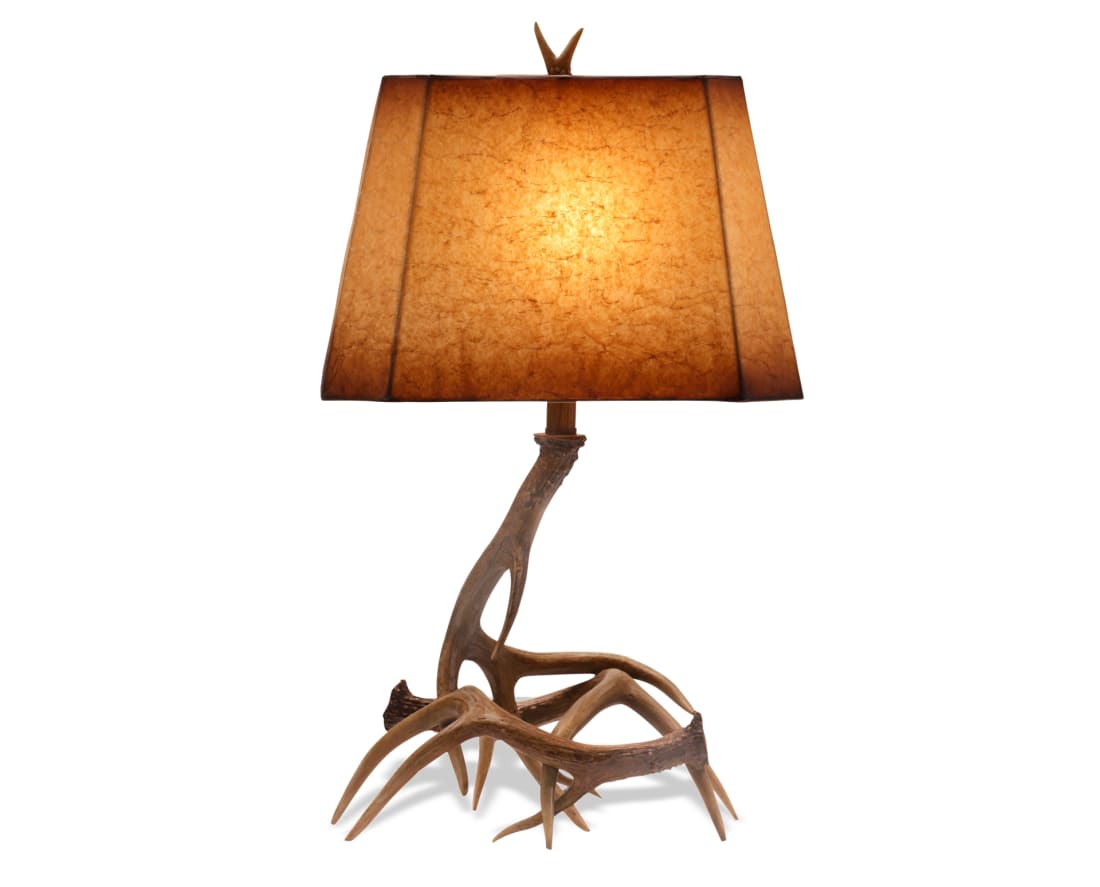 Sculpted Horn Table Lamp