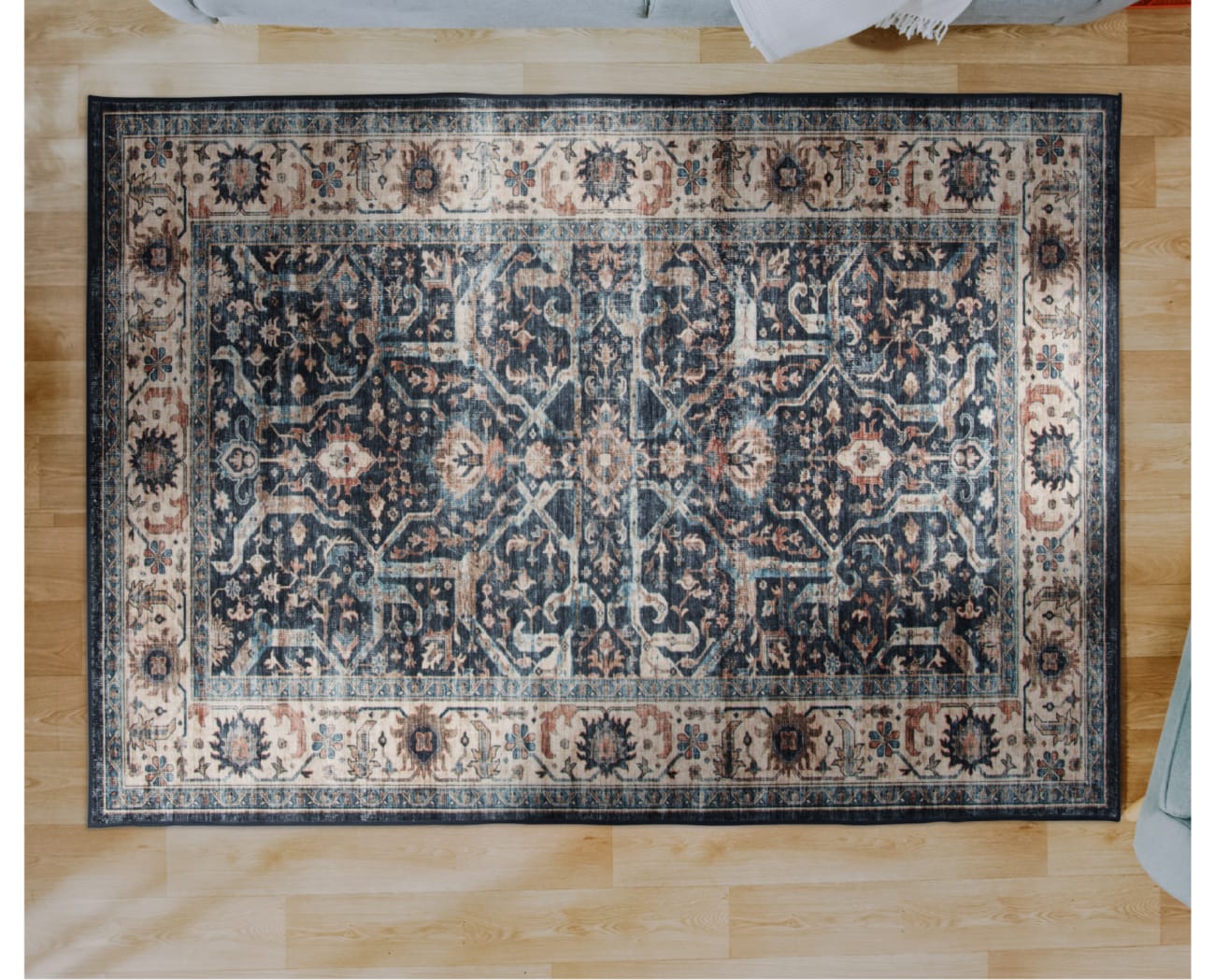 Rayna Washable Rug Detail Shots