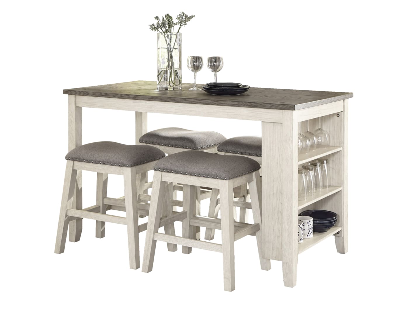 Dogwood 5 Pc. Counter Height Dining Set