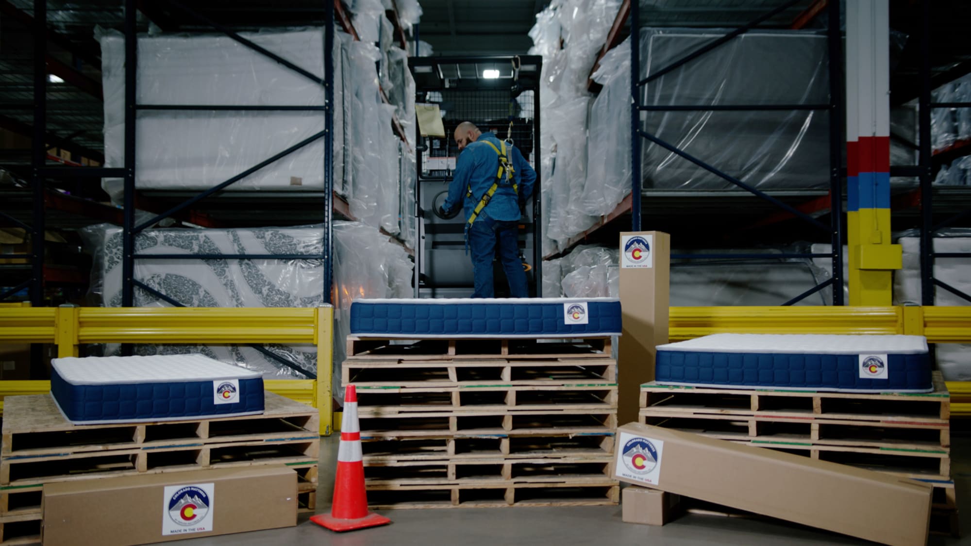 Colorado Mattress, Full, Twin, and Queen in Factory