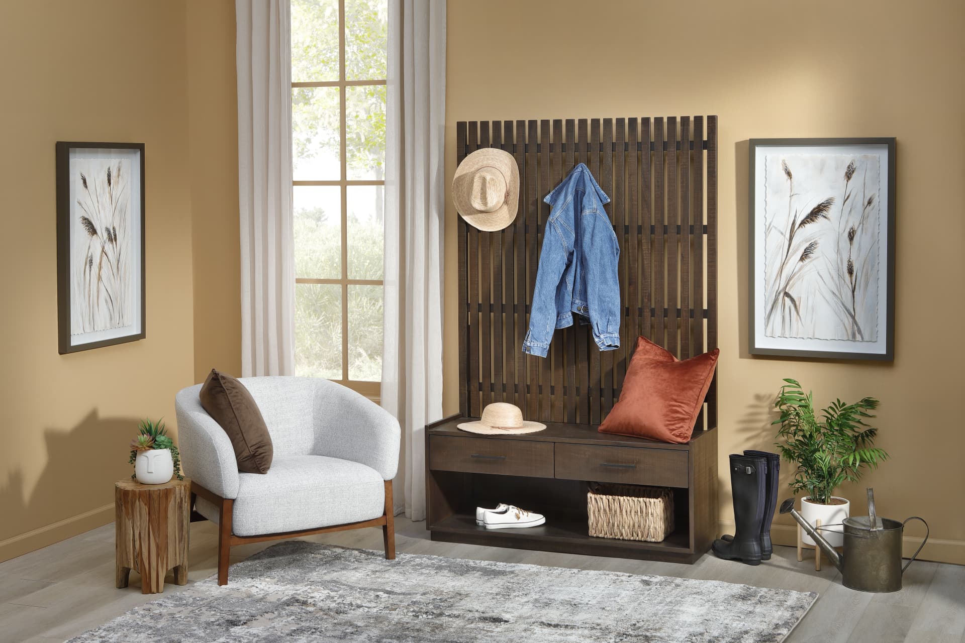 Blog page for Overcome The Clutter Doom Pile with the Hideaway Hall Tree
