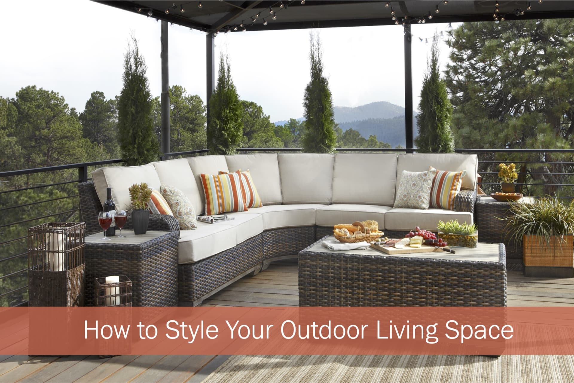 Blog page for How to Style Your Outdoor Living Space