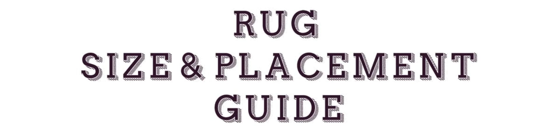 Rug Size Placement Guide Header Graphic