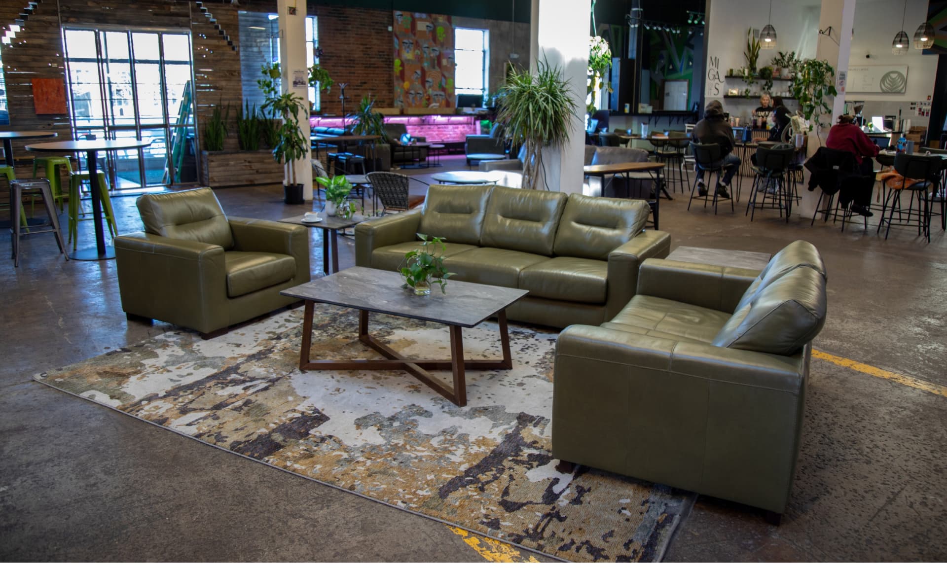 Ledger Sofa in communal space